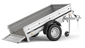 Brenderup Lågbyggd flakvagn Obromsad Serie 1000 205L 600 kg