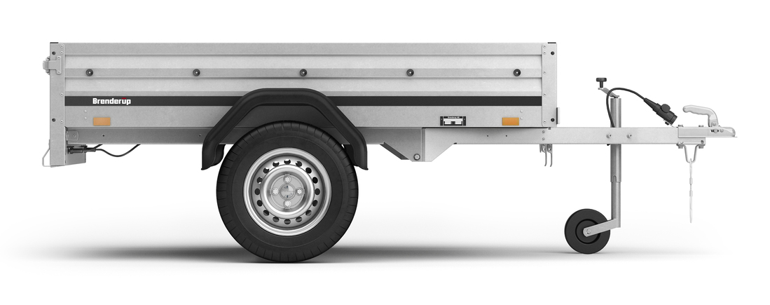 Brenderup Lågbyggd flakvagn Obromsad Serie 1000 205L 600 kg - 4
