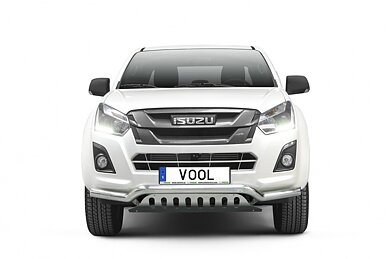 LOWBAR EU Frontbåge med hasplåt - Isuzu D-MAX 2017-2020