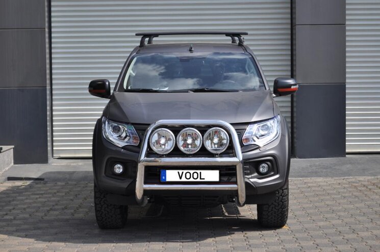 STOR 76MM Frontbøyle [Svart] - Fiat Fullback 2016-2019