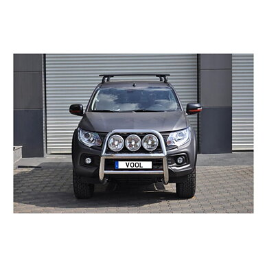 STOR 76MM Frontbøyle [Svart] - Fiat Fullback 2016-2019