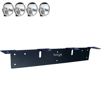 Bracket, 4 lights (max 175mm)