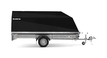 Brenderup Snöskotersläp Serie Standard Outline 370L Aluhuv 750 kg