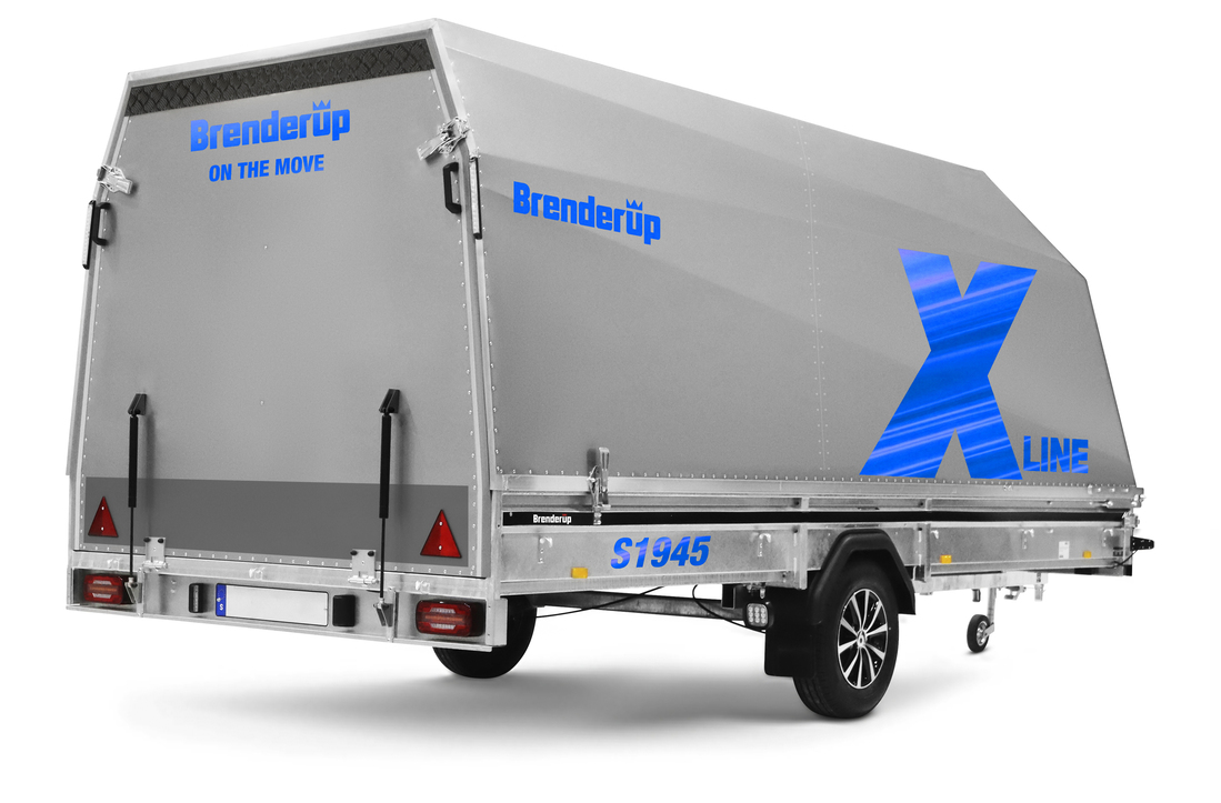 Brenderup Snöskotersläp X-line Silver Shadow Drift Inline 450L 1240 kg - 5