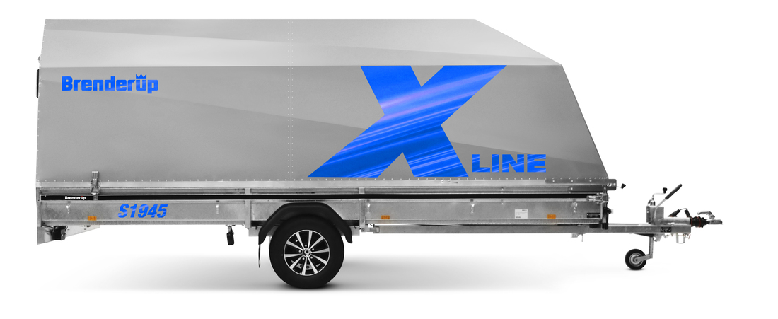 Brenderup Snöskotersläp X-line Silver Shadow Drift Inline 450L 1240 kg - 4