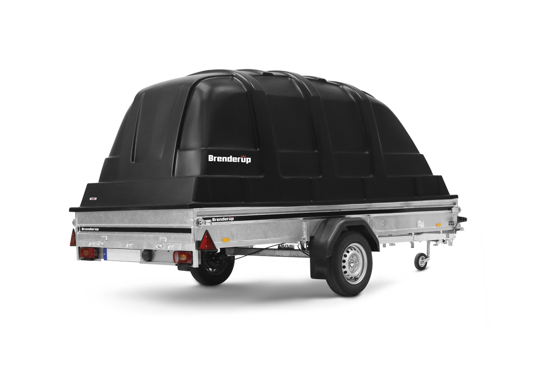 Brenderup Snöskotersläp Serie Standard Outline 370L Plasthuv 1000 kg - 3