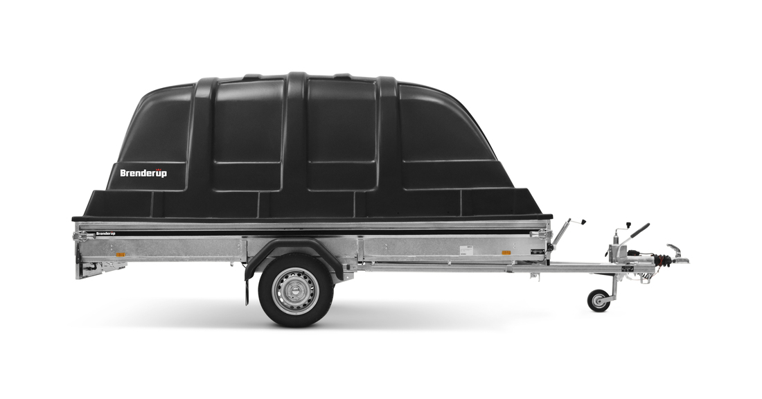 Brenderup Snöskotersläp Serie Standard Outline 370L Plasthuv 1000 kg - 2