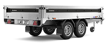 Brenderup Högbyggd flakvagn Serie 4000 310L 2000 kg