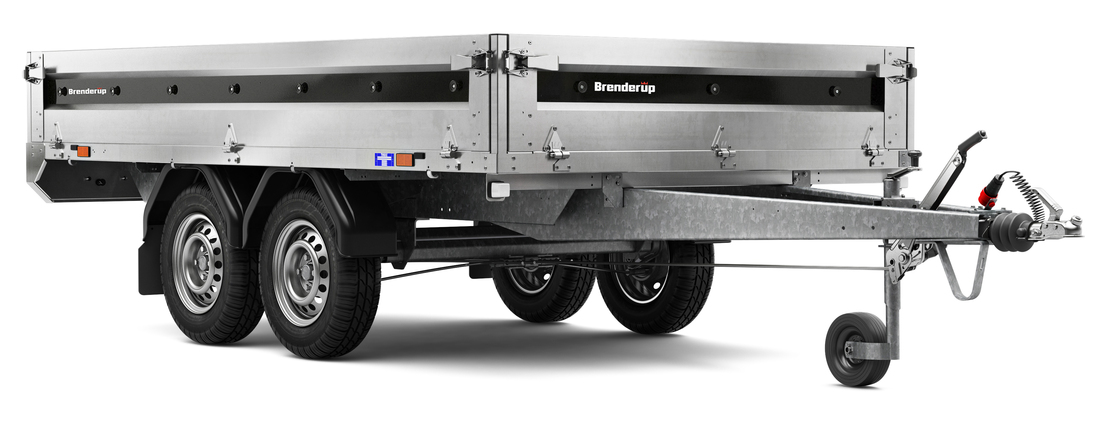 Brenderup Högbyggd flakvagn Serie 4000 310L 2000 kg