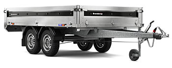 Brenderup Högbyggd flakvagn Serie 4000 310L 2000 kg