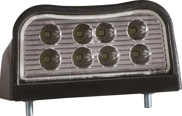 LED License plate light 12-36V with connector 0.75mm.2