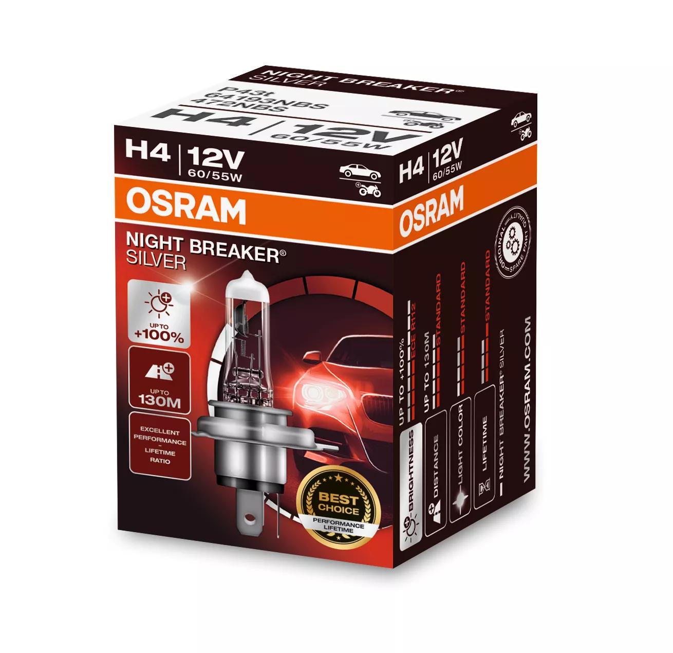 Osram Night Breaker Silver H4 - 2