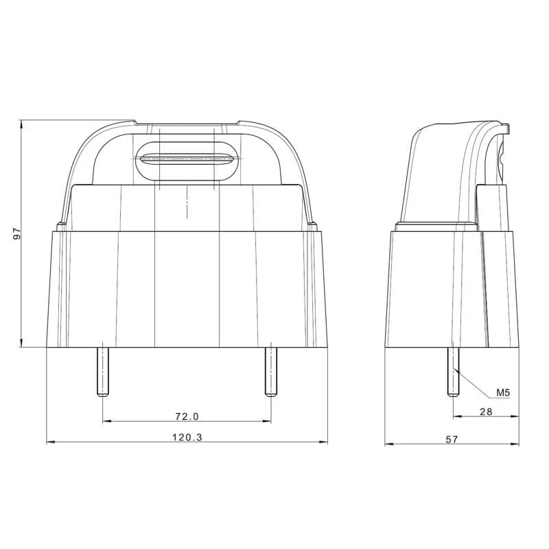 LED Skiltlys 12-36V 50cm kabel. - 2