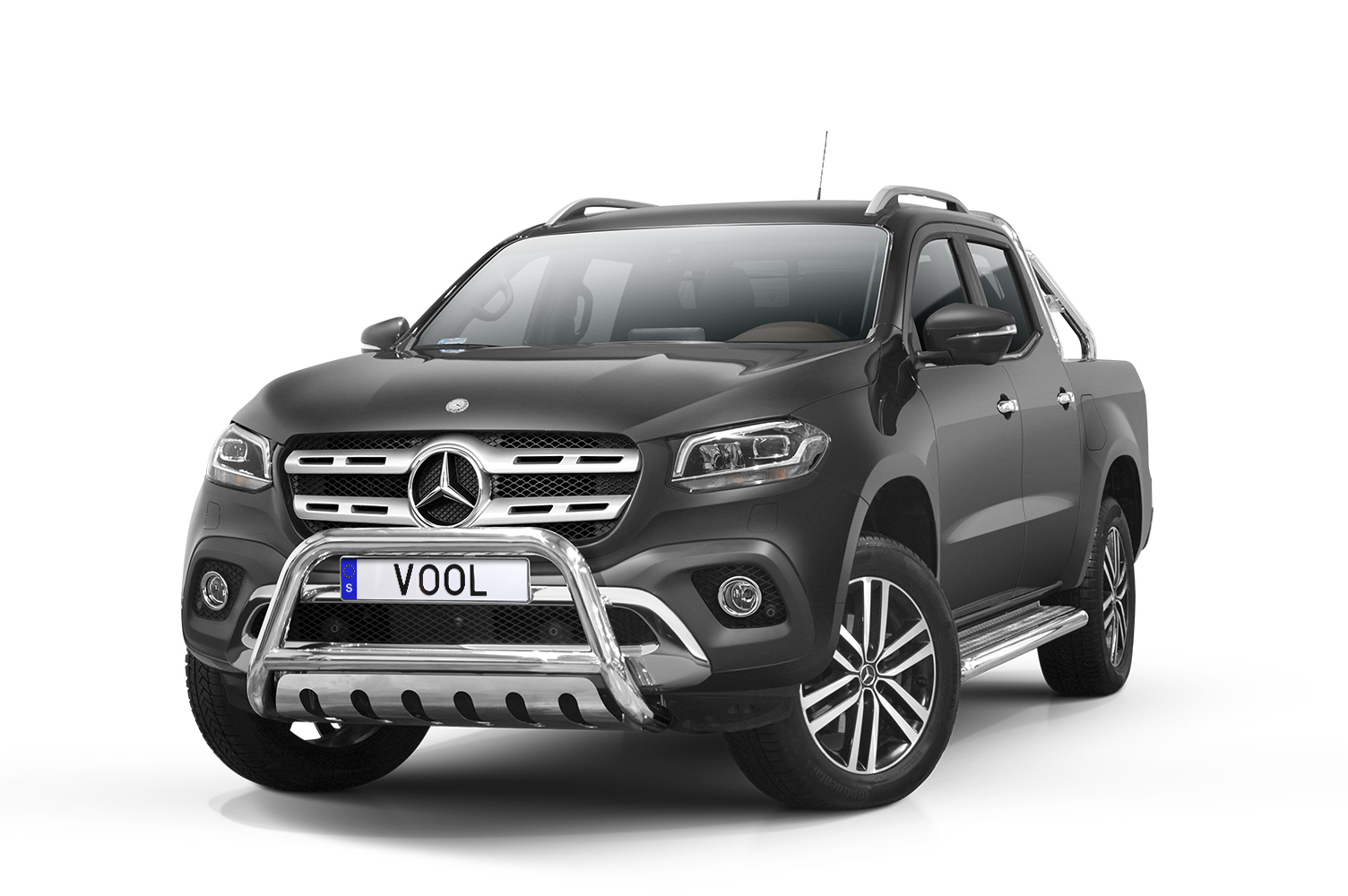 EU Bullbar with Skid Plate - Mercedes X 2018-