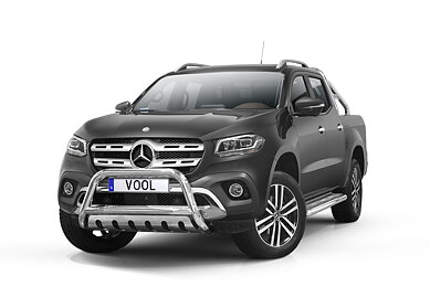 EU Bullbar with Skid Plate - Mercedes X 2018-