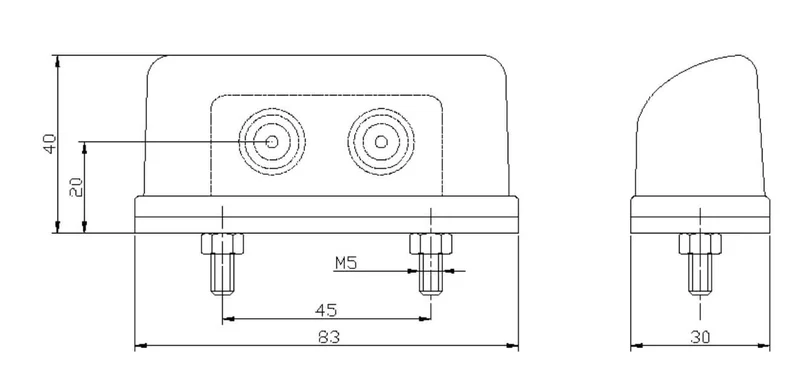 LED Skiltlys 12-36V - 2