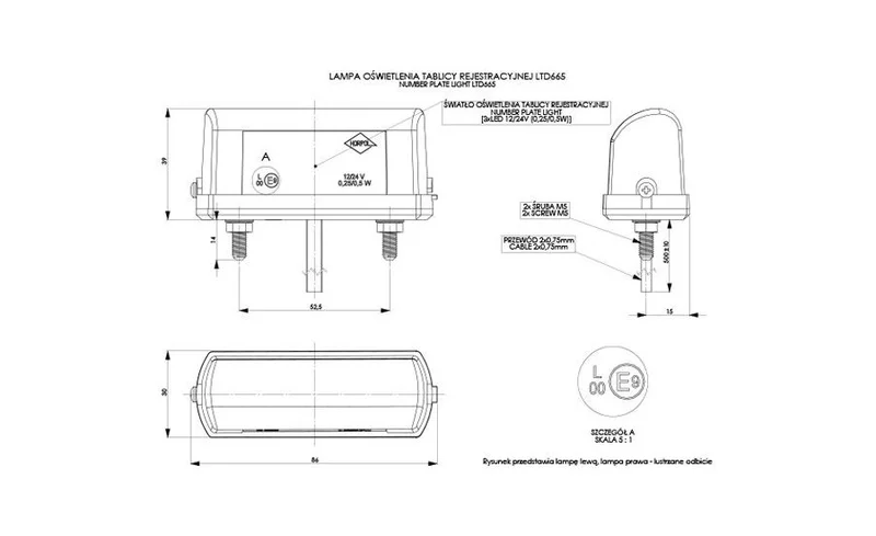 LED Skyltbelysning 12/24V - 2