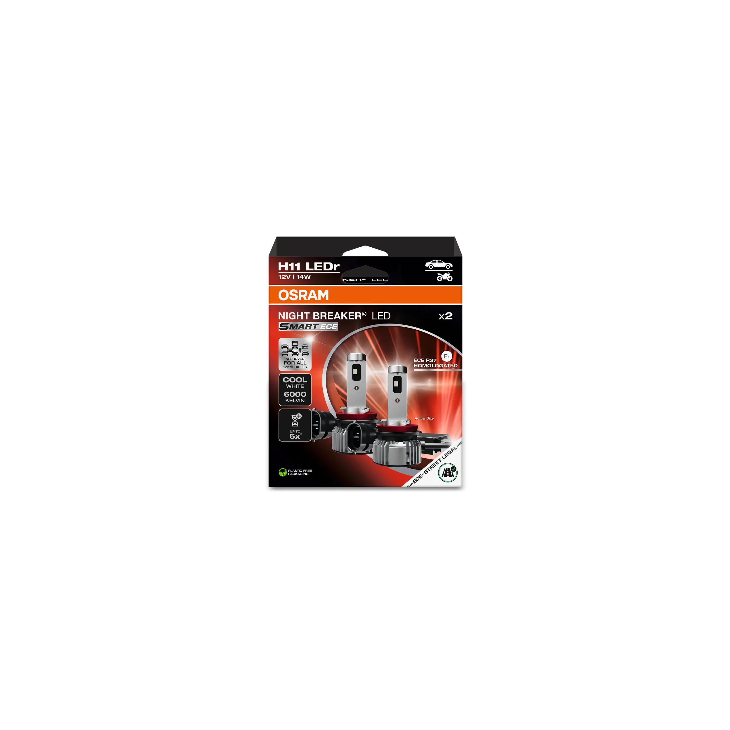 Osram Night Breaker LED Smart ECE H11 | Street Legal - 3
