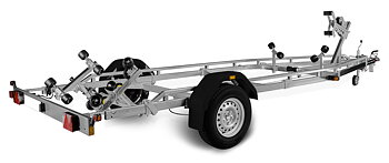 Brenderup Båttrailer Bromsad 22 fot 1800 kg