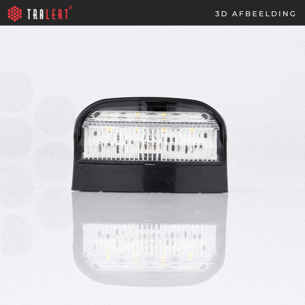 LED Skiltlys 12/24V 1m. kabel & 1P kontakt. - 2