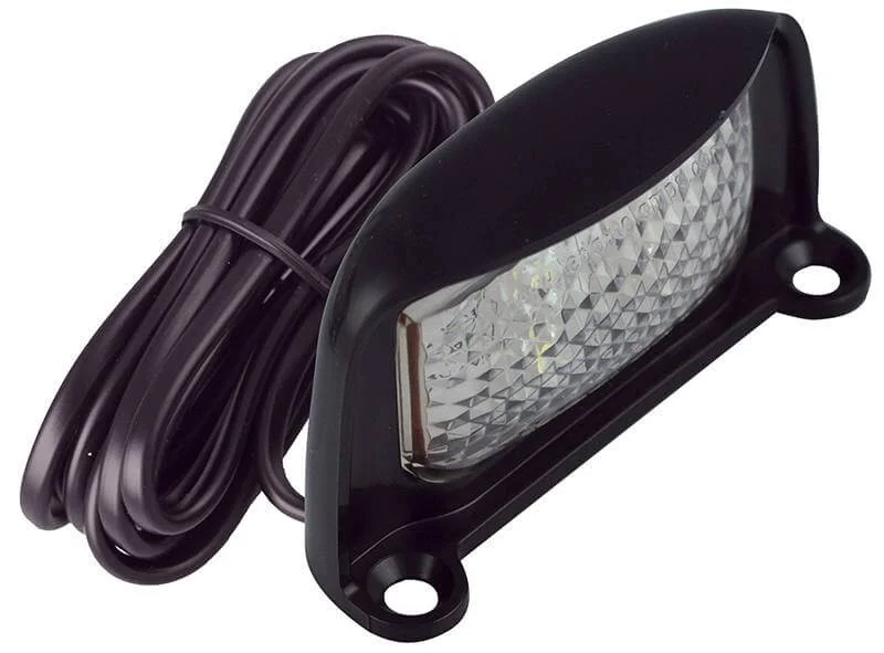 LED Skyltbelysning 12/24V 1m. kabel & 1P kontakt.