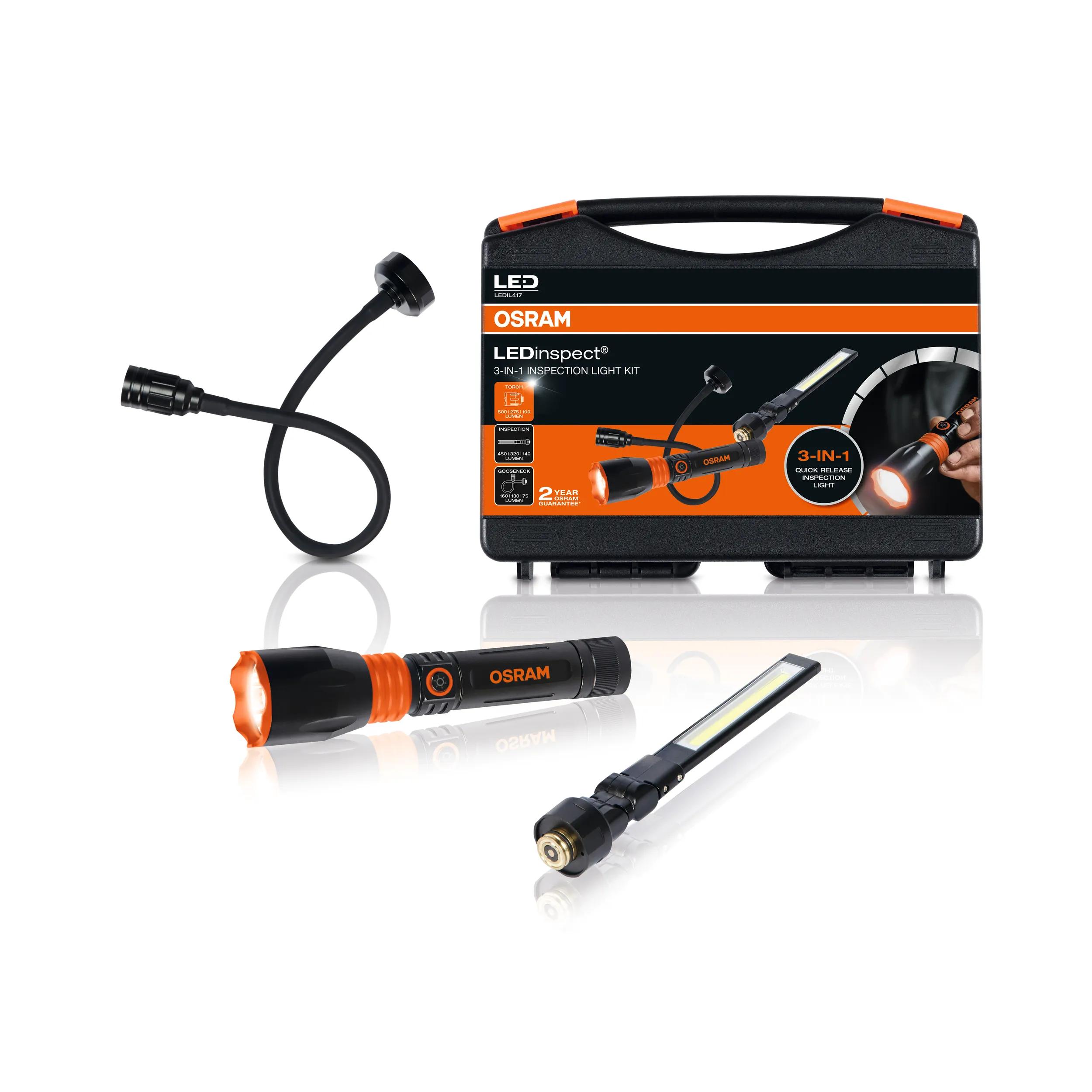 Osram LEDinspect 3-In-1 Inspection Light Kit LEDIL417 - 8