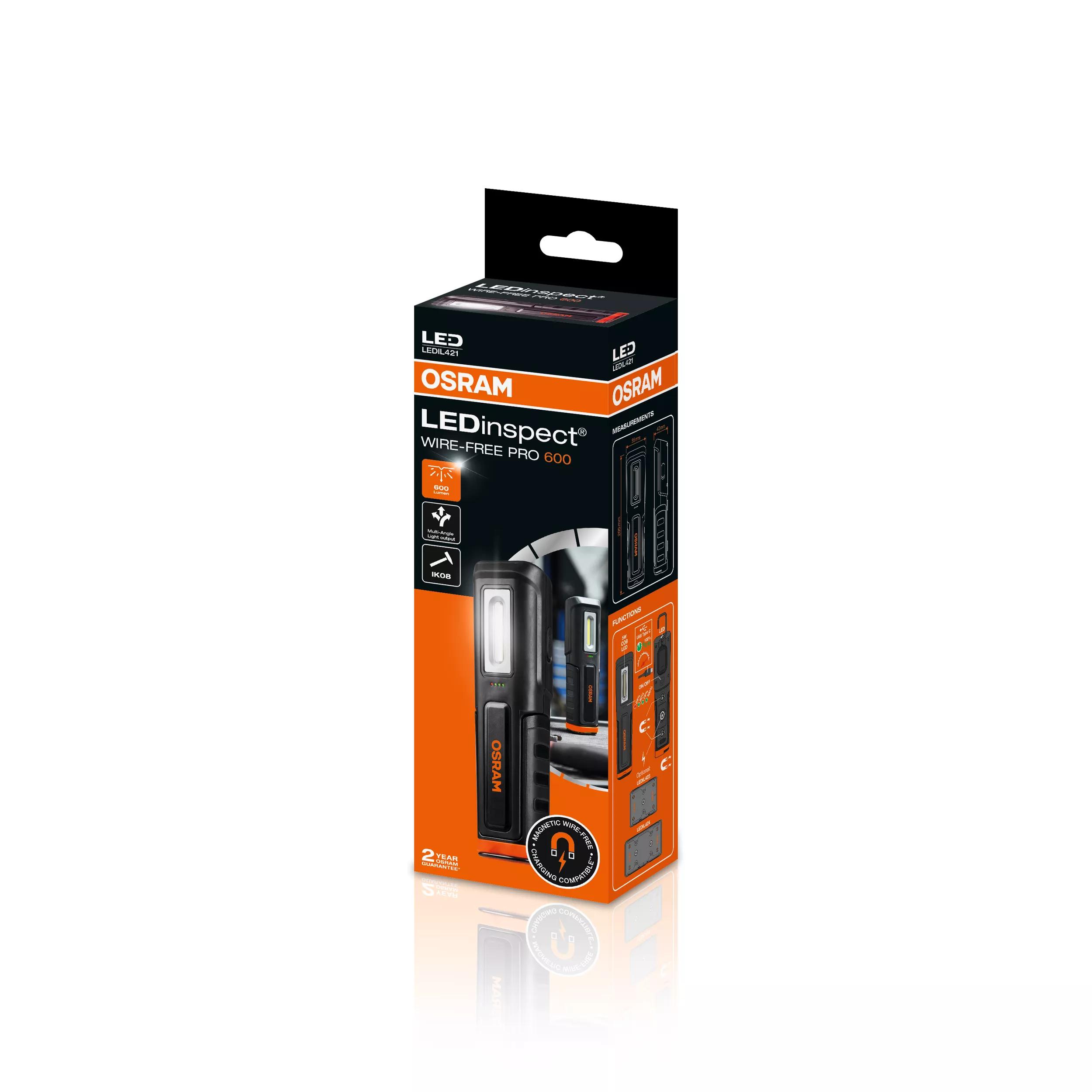Osram LEDinspect Wire-Free Pro 600 - 20