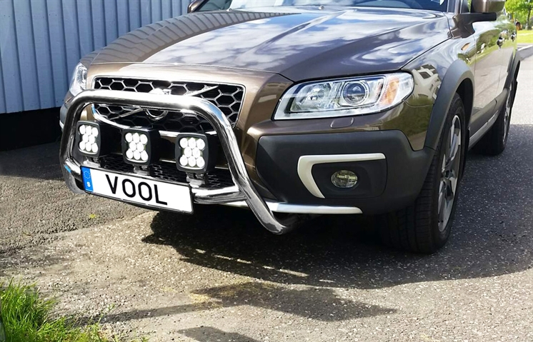 SMALLER Bullbar [Black] (New design) - Volvo XC70 2008-2016