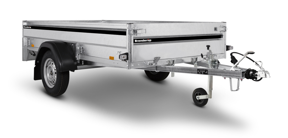 Brenderup Lågbyggd flakvagn Serie LMT Bromsad 750 kg