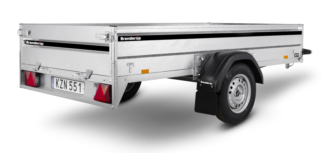Brenderup Lågbyggd flakvagn Serie LMT Bromsad 750 kg - 2
