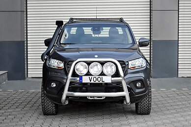 LARGE 76MM Bullbar [Black] - Mercedes X 2018-