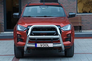 STOR 76MM frontbøjle [Sort], Isuzu D-MAX 2021-