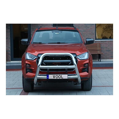 STOR 76MM frontbøjle [Sort], Isuzu D-MAX 2021-