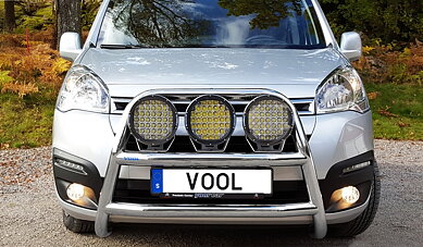 STOR TRIO Frontbåge [Svart] - Citroen Berlingo 2008-2018
