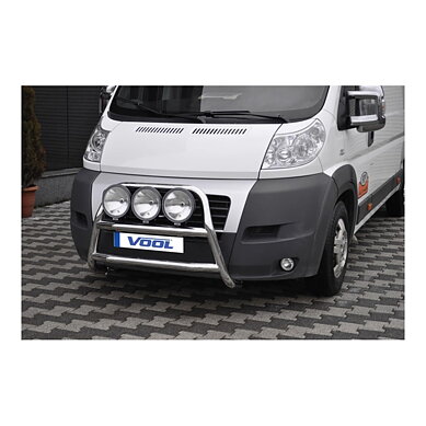 STOR TRIO Frontbøjle [Sort] - Fiat Ducato 2007-2014