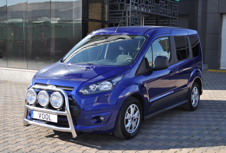 LARGE TRIO Bullbar [Black] - Ford Transit Connect 2014-2018