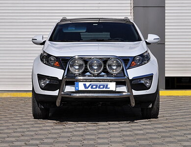 STOR TRIO Frontbøjle [Sort] - Kia Sportage 2011-2015