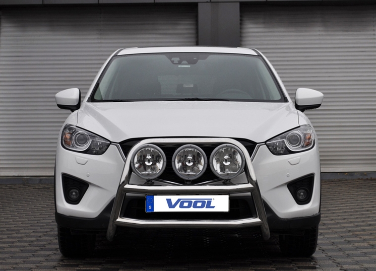 LARGE TRIO Bullbar [Black] - Mazda CX-5 2013-2017