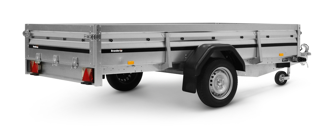 Brenderup Lågbyggd flakvagn Obromsad Serie 2000 300L 750 kg - 4