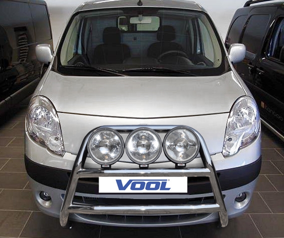 LARGE TRIO Bullbar [Black] - Renault Kangoo 2008-2013
