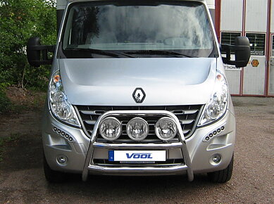 STOR TRIO Frontbåge [Svart] - Renault Master 2015-