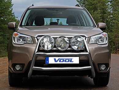 STOR TRIO Frontbøjle [Sort] - Subaru Forester 2013-2019