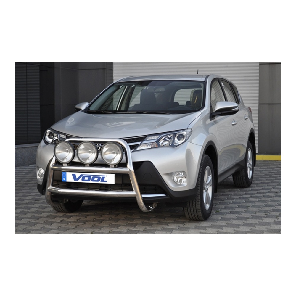 LARGE TRIO Bullbar [Black] - Toyota Rav4 2013-2018