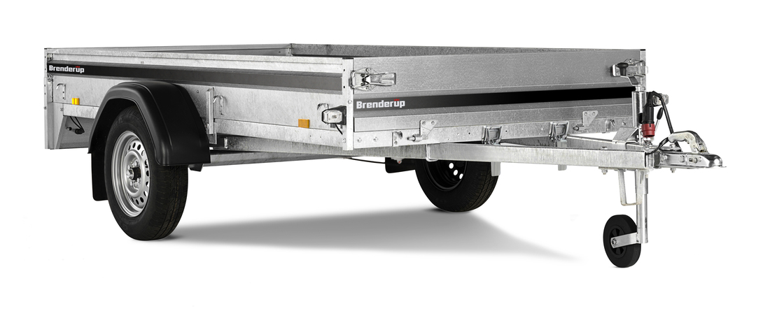Brenderup Lågbyggd flakvagn Serie LM Obromsad 650 kg