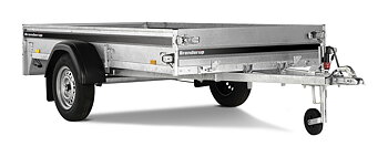 Brenderup Lågbyggd flakvagn Serie LM Obromsad 750 kg