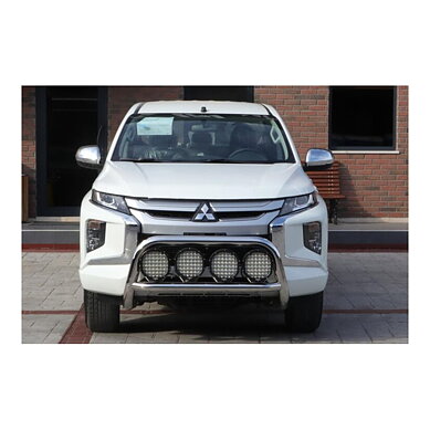 LARGE QUADRO 76MM [Black] Bullbar - Mitsubishi L200 2020-