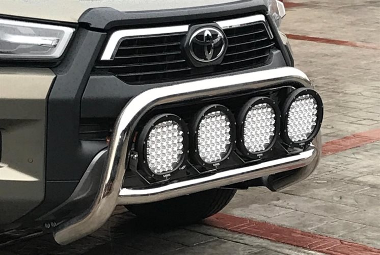LARGE QUADRO 76MM Bullbar - Toyota Hilux 2021-2024