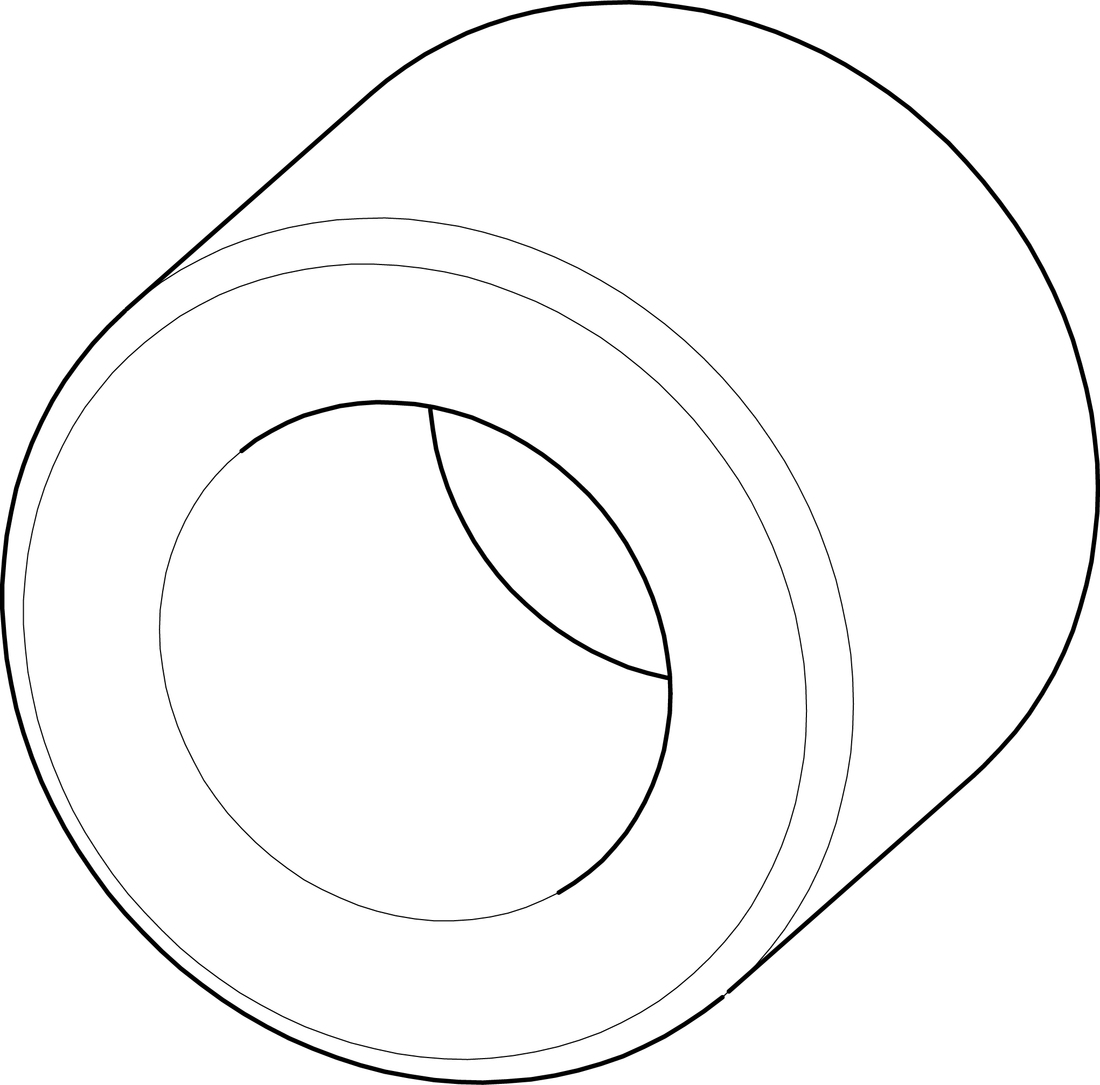 Distance pipe