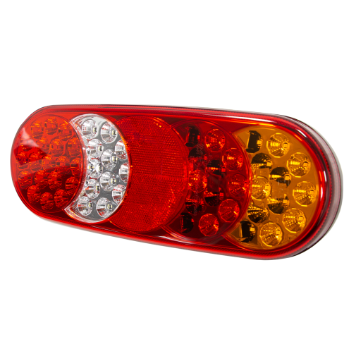 LED Baklys med posisjonslys 12-24V 50cm kabel