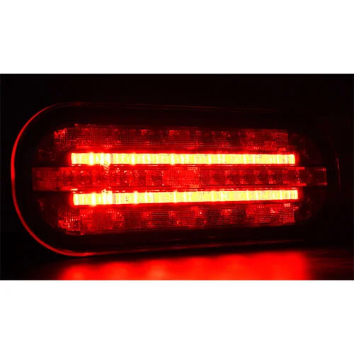 LED compact rear light with dynamic warning light 12-24v - 7